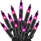 TW SHINE Purple Halloween Lights, 20FT 100 Count Incandescent Mini String Lights, Waterproof Halloween Decorations for Outdoor Indoor Patio Home Party Garden Yard Decor